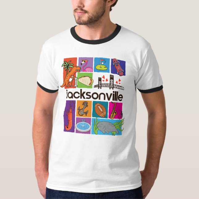 Jacksonville Ringer T-shirt (Front)
