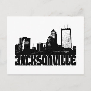 Jacksonville Skyline Postcard