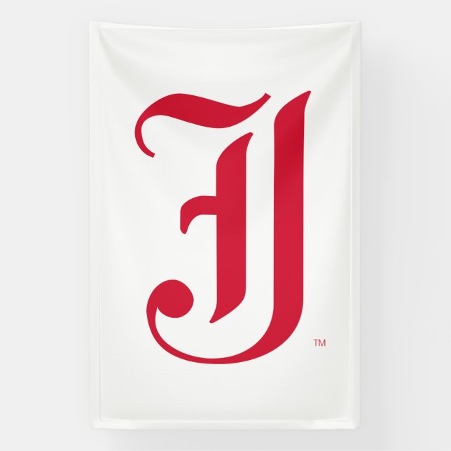 Jacksonville State University Classic JSU Letter Banner (Vertical)
