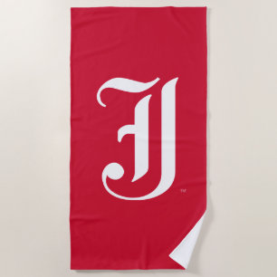 Jacksonville State University Classic JSU Letter Beach Towel