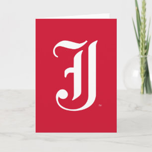 Jacksonville State University Classic JSU Letter Card