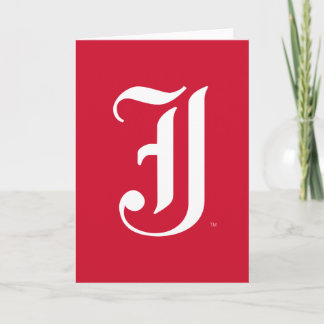 Jacksonville State University Classic JSU Letter Card
