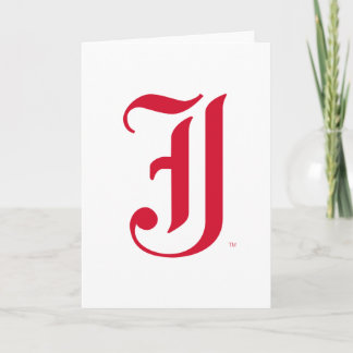Jacksonville State University Classic JSU Letter Card