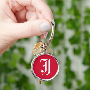 Jacksonville State University Classic JSU Letter Key Ring
