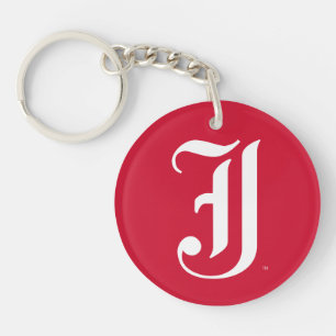 Jacksonville State University Classic JSU Letter Key Ring