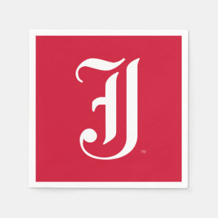 Jacksonville State University Classic JSU Letter Napkin
