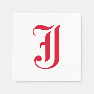 Jacksonville State University Classic JSU Letter Napkin