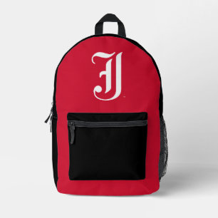 Jacksonville State University Classic JSU Letter Printed Backpack