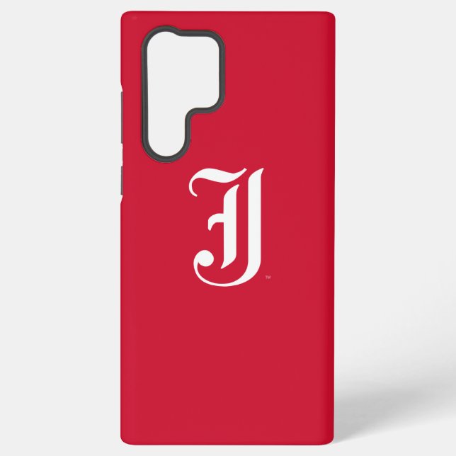 Jacksonville State University Classic JSU Letter Samsung Galaxy S22 Ultra Case (Back)