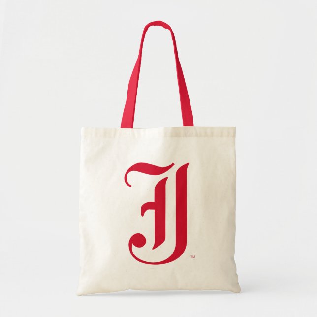 Jacksonville State University Classic JSU Letter Tote Bag (Front)