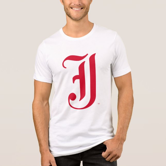 Jacksonville State University Classic JSU Letter Tri-Blend Shirt (Front)