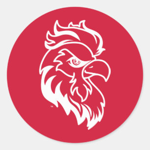 Jacksonville State University Gamecocks Red Eagle Classic Round Sticker