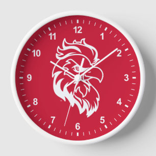 Jacksonville State University Gamecocks Red Eagle Clock