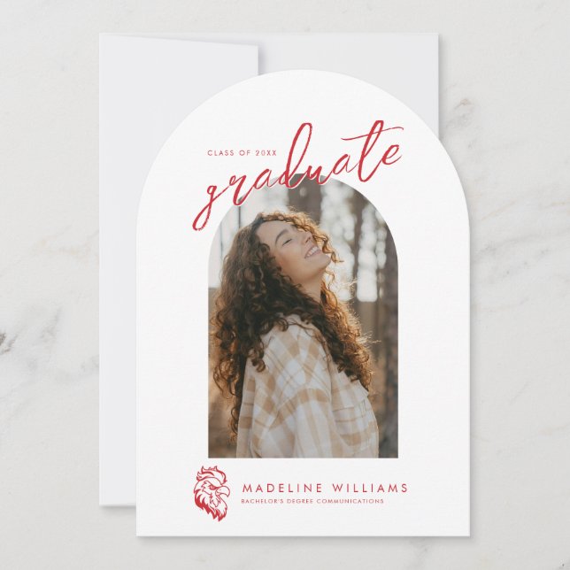 Jacksonville State University Gamecocks Red Eagle Invitation (Front)