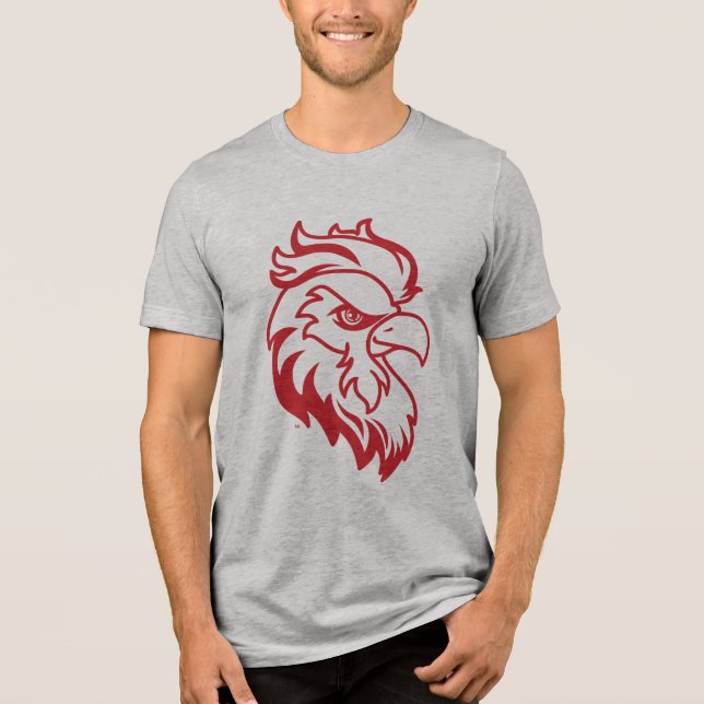 Jacksonville State University Gamecocks Red Eagle Tri-Blend Shirt (Front)