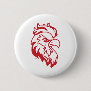 Jacksonville State University Gamecocks Red gameco 6 Cm Round Badge