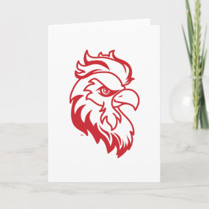 Jacksonville State University Gamecocks Red gameco Card