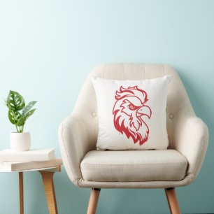 Jacksonville State University Gamecocks Red gameco Cushion