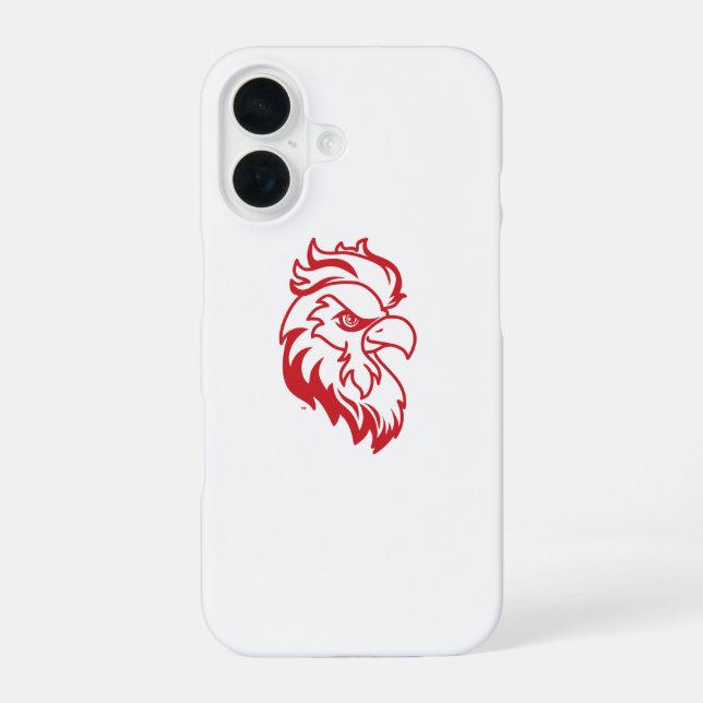 Jacksonville State University Gamecocks Red gameco iPhone 16 Case (Back)