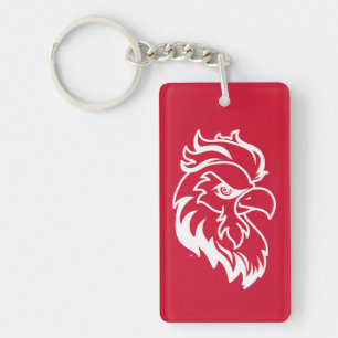 Jacksonville State University Gamecocks Red gameco Key Ring