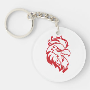 Jacksonville State University Gamecocks Red gameco Key Ring