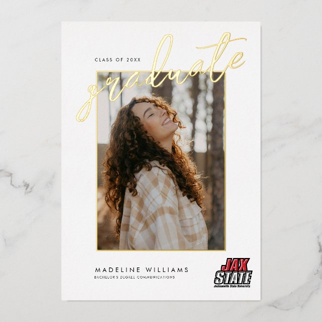 Jacksonville State University Graduation (Front)