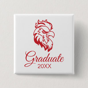 Jacksonville State University Graduation 15 Cm Square Badge