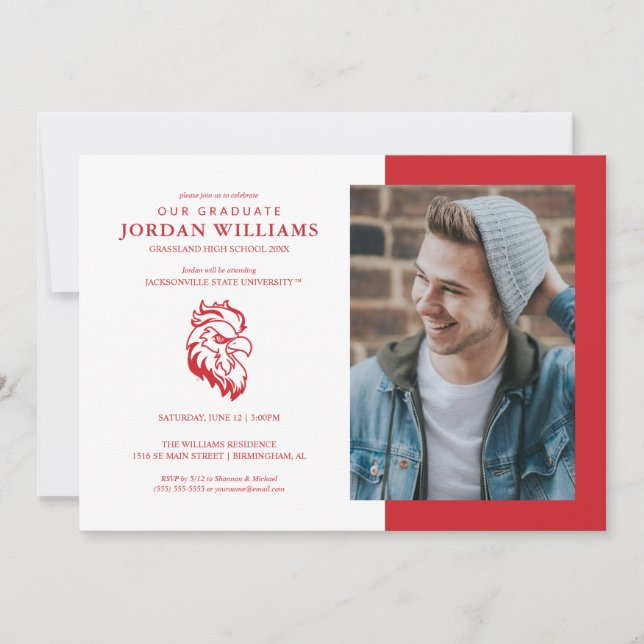 Jacksonville State University Graduation Announcement (Front)