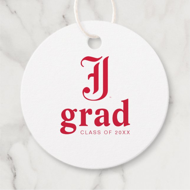 Jacksonville State University Graduation Favour Tags (Front)
