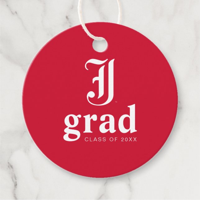 Jacksonville State University Graduation Favour Tags (Front)