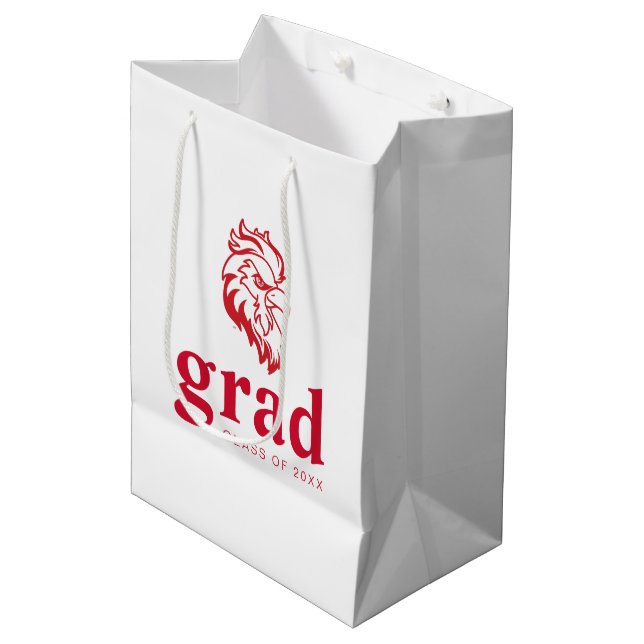 Jacksonville State University Graduation Medium Gift Bag (Front Angled)