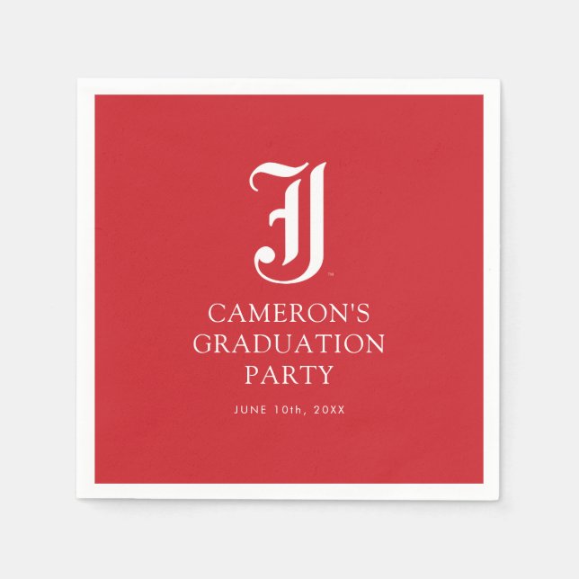 Jacksonville State University Graduation Napkin (Front)