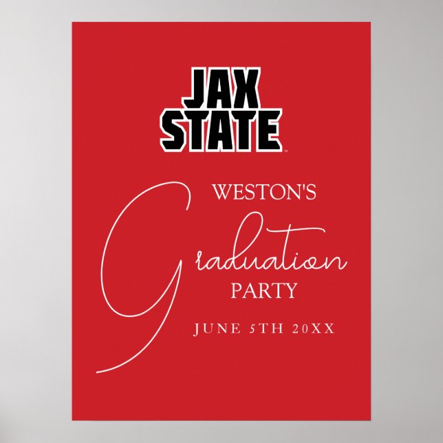 Jacksonville State University Graduation Poster (Front)