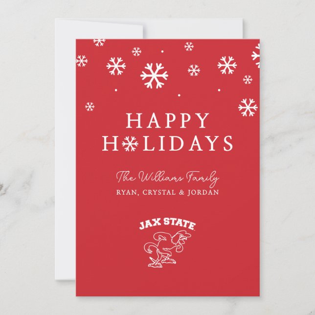 Jacksonville State University Holiday Card (Front)