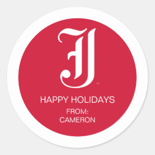 Jacksonville State University Holiday Classic Round Sticker
