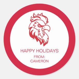 Jacksonville State University Holiday Classic Round Sticker