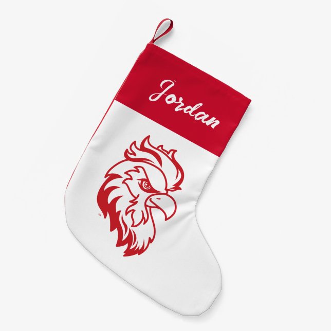 Jacksonville State University Holiday Small Christmas Stocking (Front (Hanging))