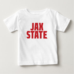 Jacksonville State University JAX STATE Bold Red Baby T-Shirt
