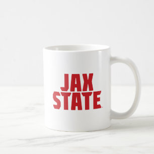 Jacksonville State University JAX STATE Bold Red Coffee Mug