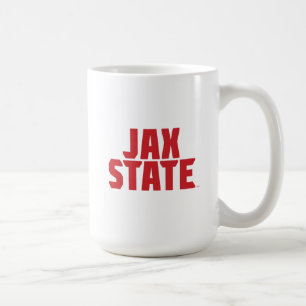 Jacksonville State University JAX STATE Bold Red Coffee Mug