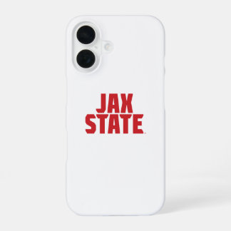 Jacksonville State University JAX STATE Bold Red iPhone 16 Case