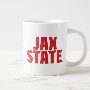 Jacksonville State University JAX STATE Bold Red Large Coffee Mug