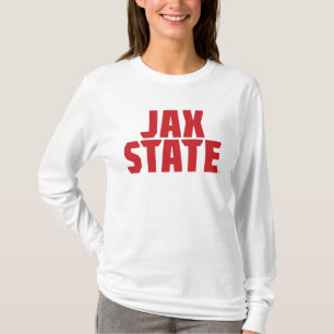 Jacksonville State University JAX STATE Bold Red T-Shirt