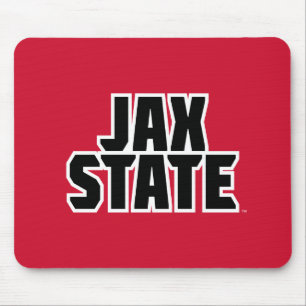 Jacksonville State University JAX STATE Bold Text Mouse Mat