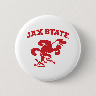 Jacksonville State University JAX State Gamecocks 6 Cm Round Badge
