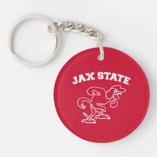 Jacksonville State University JAX State Gamecocks Key Ring