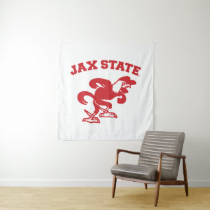 Jacksonville State University JAX State Gamecocks Tapestry