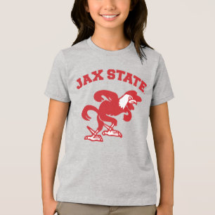 Jacksonville State University JAX State Gamecocks Tri-Blend Shirt