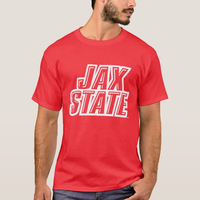 Jacksonville State University JAX STATE Logo 4 T-Shirt (Front)