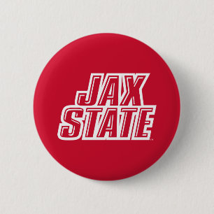 Jacksonville State University JAX STATE Logo 6 Cm Round Badge